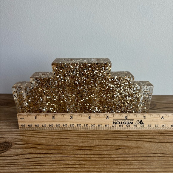 Sephora Gold Glitter Make Up Brush Holder Display - Picture 7 of 7